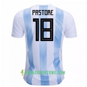 Koszulka Argentyna Pastore 18 Mistrzostwa Świata 2018 Domowe Stroje Piłkarskie